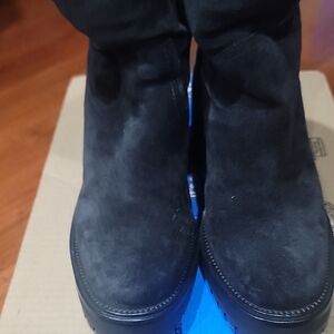 Jimmy Choo Black Suede Yola Boots